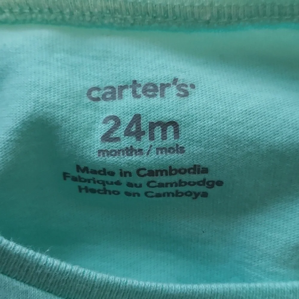 CARTER'S baby t shirt size 24 months in excellent condition